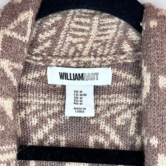 NWOT:‎ Williamrast Open Belted Cardigan Sweater Medium ( J-296) - Picture 6 of 6